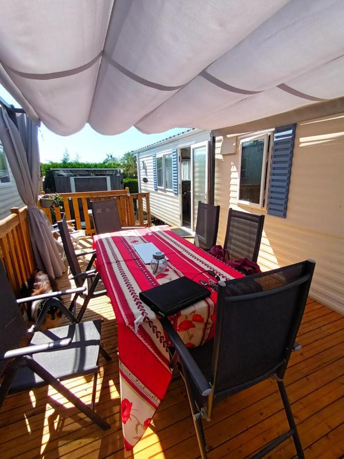 La Chanterie Agreable Mobil-Home Residentiel Normand Saint-Pair-sur-Mer Ngoại thất bức ảnh